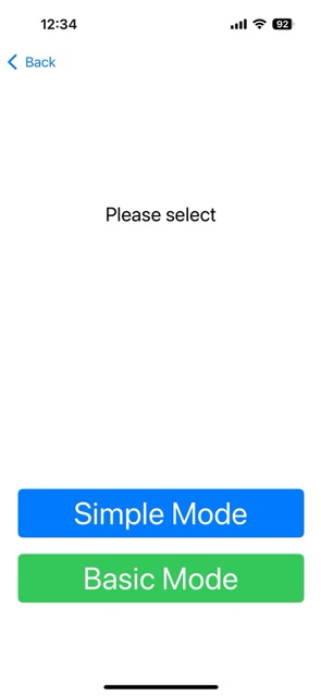 Mode Selection